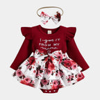 Ensemble body manches longues et jupe Bordeaux / 18-24 mois Mini Merveille