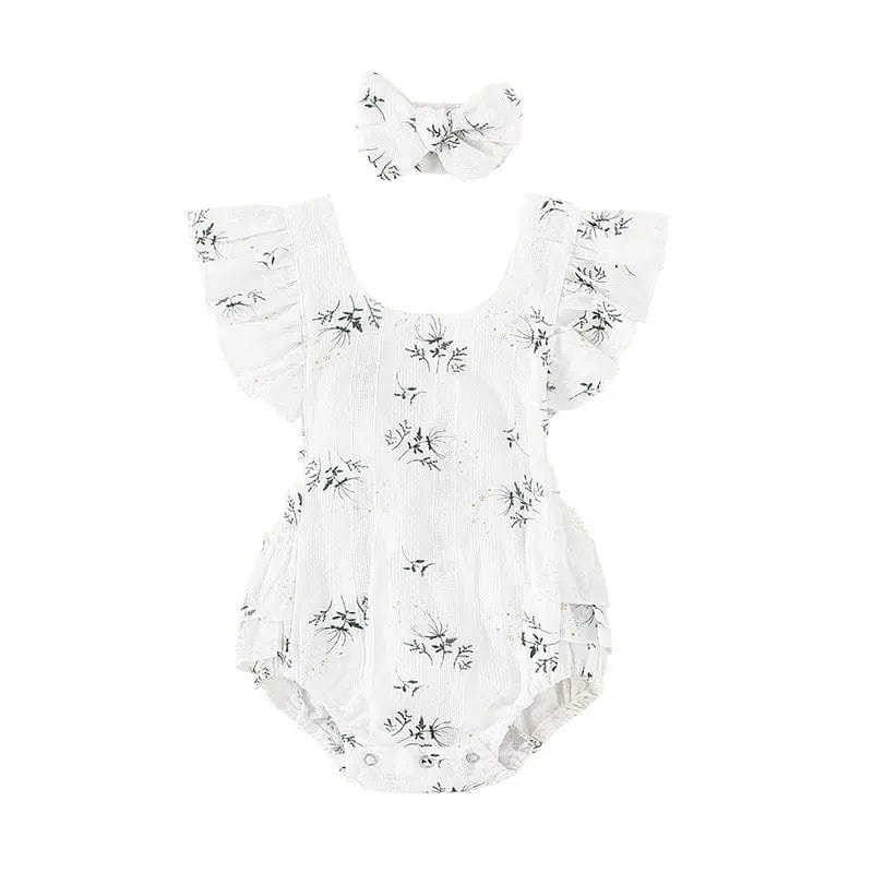 Ensemble body sans manches et bandeau pour bébé - Mini merveilleCJYE172795301AZ