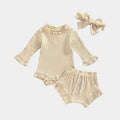 Ensemble body short et bandeau en nylon pour bébé - Mini merveilleCJYE172884308HS