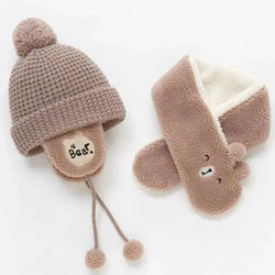 Ensemble bonnet et écharpe polaire enfant Mini Merveille