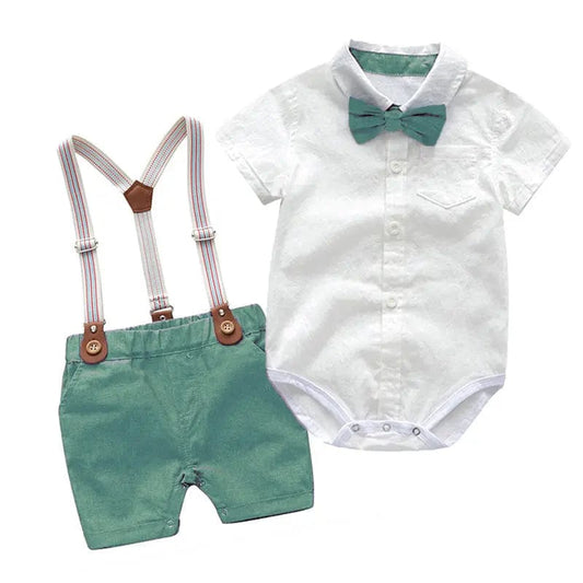 Ensemble classe pour bébé Vert / 0-3 mois Mini Merveille