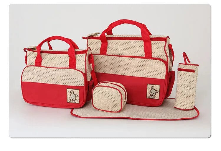 Ensemble de 4 sacs pour Parents Rouge Mini Merveille