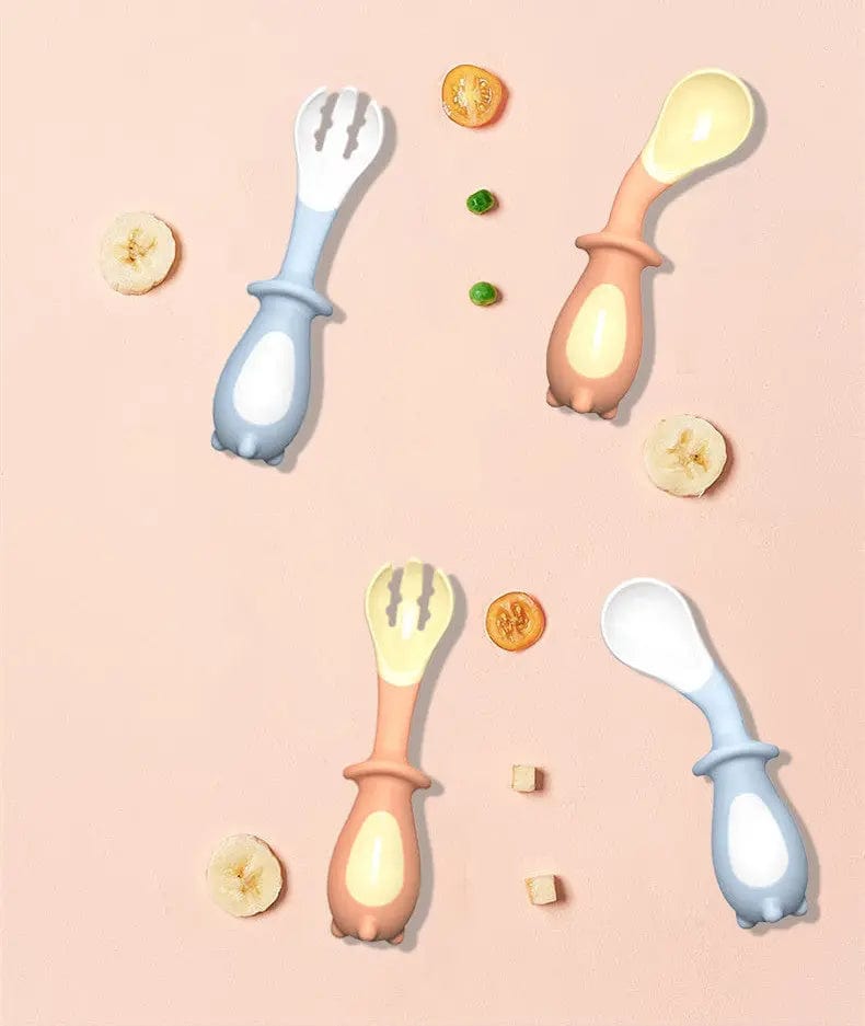 Ensemble de couverts pour bébé avec boîte de rangement - Mini merveilleCJCJ112942202BY