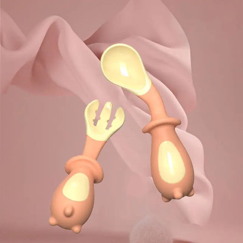 Ensemble de couverts pour bébé avec boîte de rangement - Mini merveilleCJCJ112942202BY