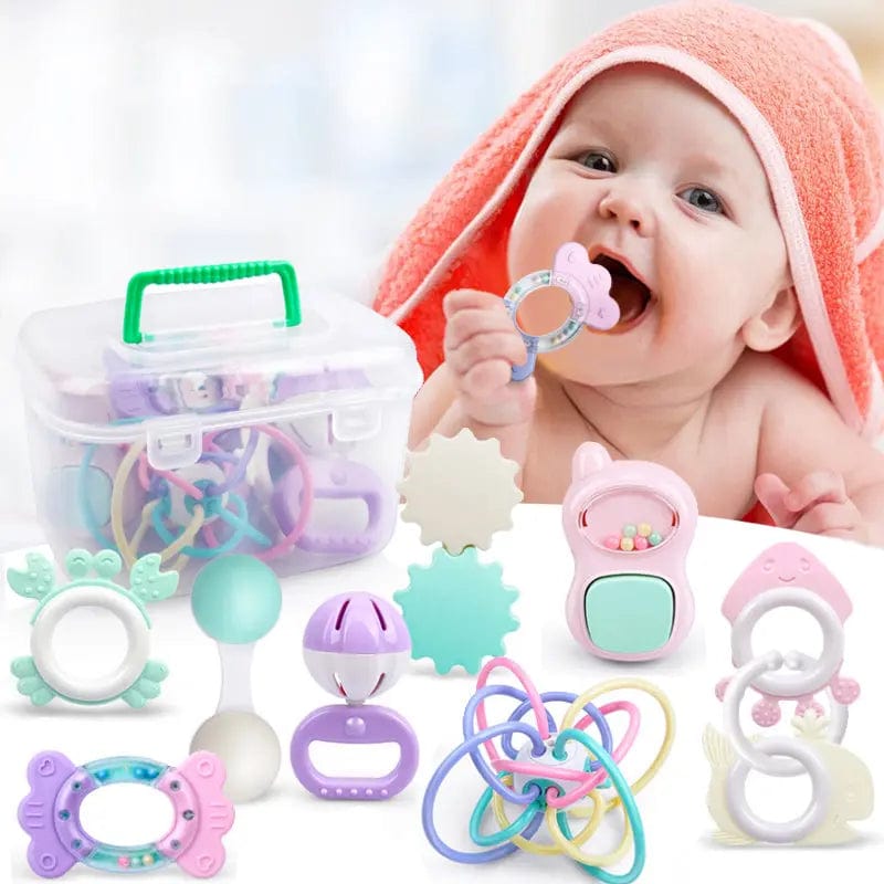 Ensemble de jouets d'éveil avec hochet pour bébé Mini Merveille