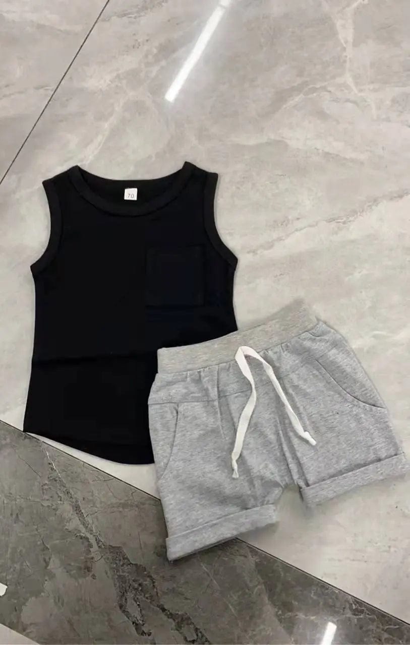 Ensemble débardeur et short pour bébé - Mini merveilleCJYE172855510JQ