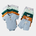 Ensemble Été Bébé Garçon – Body & Short - Mini merveilleCJYE177244617QJ