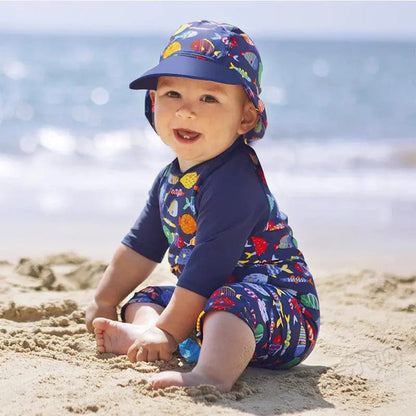 Ensemble maillot de bain et casquette pour bébé Mini merveille