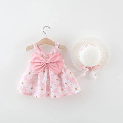 Ensemble Robe Bébé Fille avec Chapeau - Mini merveille14:1052;200000463:2006618953-6M
