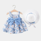Ensemble Robe Bébé Fille avec Chapeau - Mini merveille14:173;200000463:2006618953-6M
