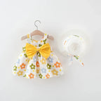 Ensemble Robe Bébé Fille avec Chapeau - Mini merveille14:350852;200000463:2006618953-6M