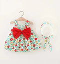 Ensemble Robe Bébé Fille avec Chapeau - Mini merveille14:10;200000463:2006618953-6M