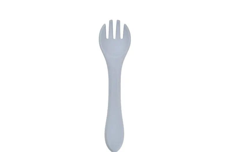 Fourchette en silicone Gris clair Mini Merveille