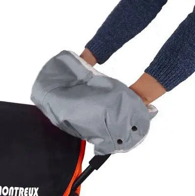 Gants polaires pour poussettes Gris Mini Merveille