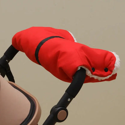 Gants polaires pour poussettes Rouge Mini Merveille