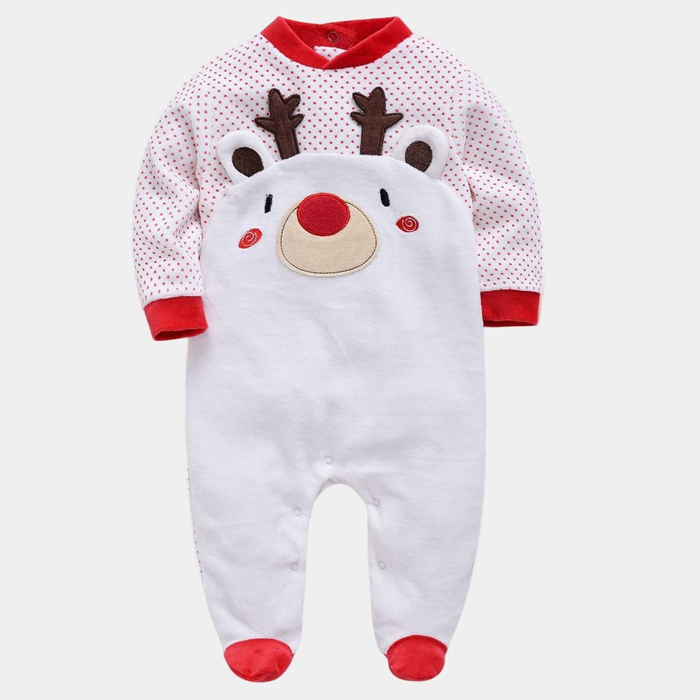 Grenouillère Renne de Noël - Mini merveilleCJWJYEYE03694-Red-0 to 3M