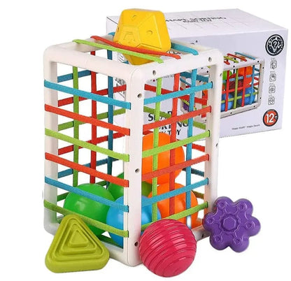 Jouet d'éveil type Montessori pour bébé Rectangle Mini Merveille