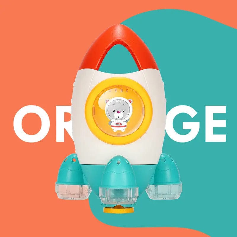 Jouet pour le bain fusée Orange Mini Merveille