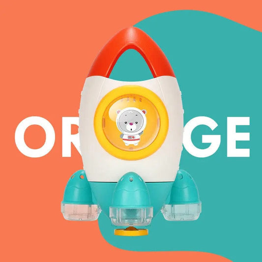 Jouet pour le bain fusée Orange Mini Merveille