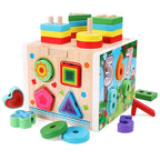 Jouet puzzle cube en bois pour bébé Mini Merveille