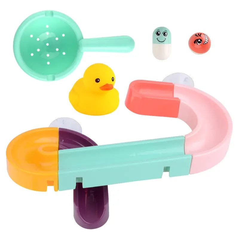 Jouets d'assemblage toboggan pour le bain 12 pièces Mini Merveille