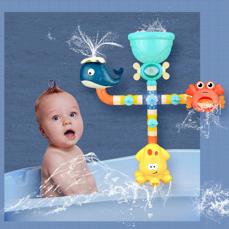 Jouets pour le bain circuit d'eau animaux marins Mini Merveille