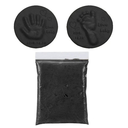 Kit empreinte pieds et mains bébé Noir Mini merveille