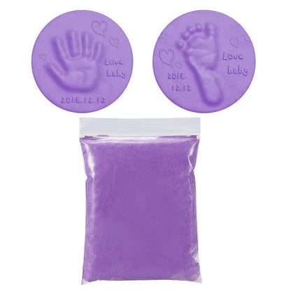 Kit empreinte pieds et mains bébé Violet Mini merveille