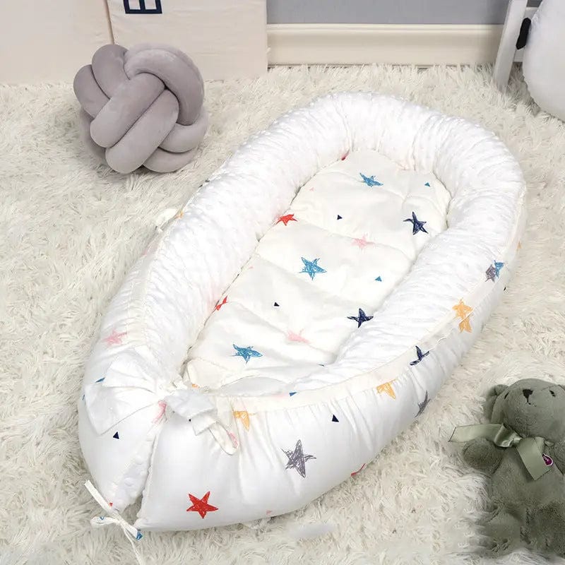 Lit portable en pur coton Étoiles colorées Mini Merveille