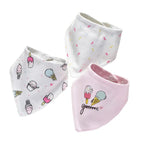 Lot de 3 bavoirs naissance en Coton - Mini merveilleCJYE129046504DW