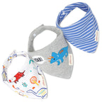 Lot de 3 bavoirs pour bébé - Mini merveilleCJWJYEYE02238-Style3
