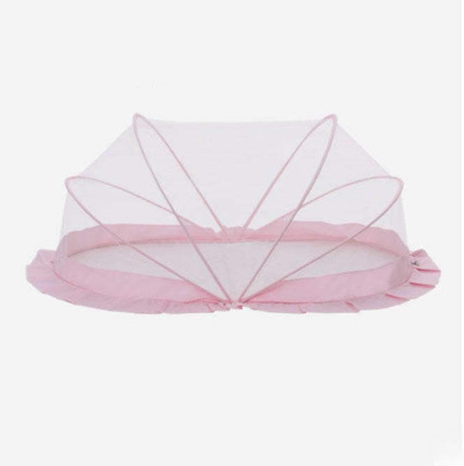 Moustiquaire lit bébé Rose 1 Mini merveille