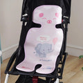 Pad rafraîchissant pour poussette d'été Rose éléphant Mini Merveille