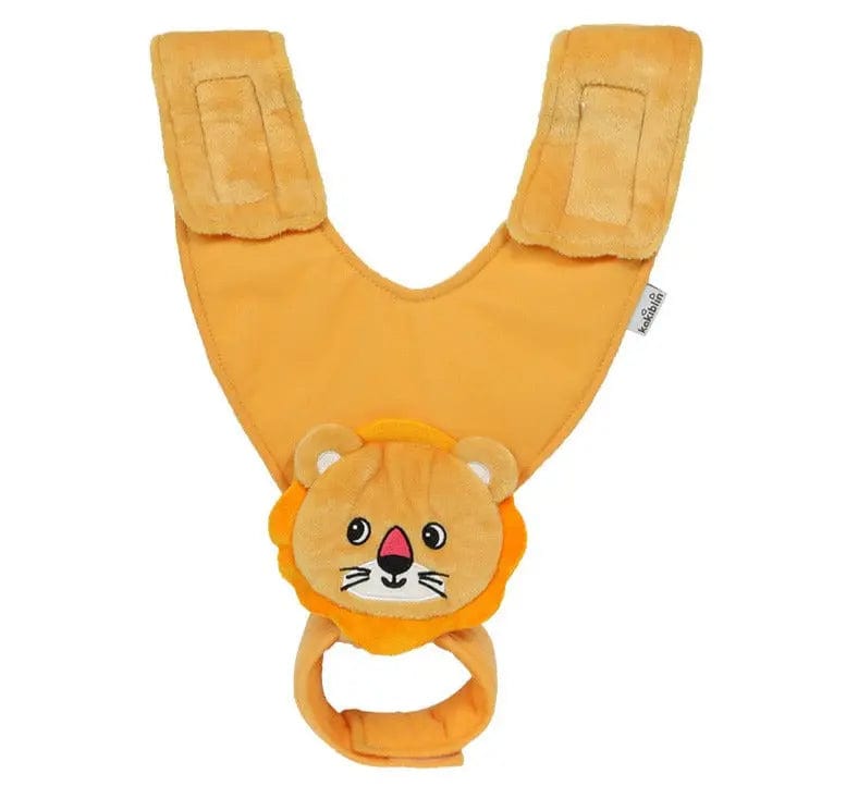 Peluche porte-biberon pour poussette Lion Mini Merveille