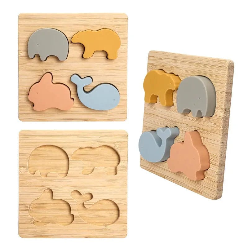 Puzzle animaux en silicone pour bébé Mini Merveille