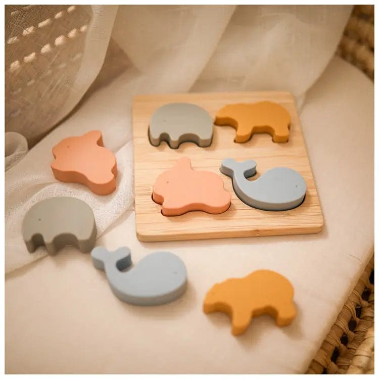 Puzzle animaux en silicone pour bébé Mini Merveille