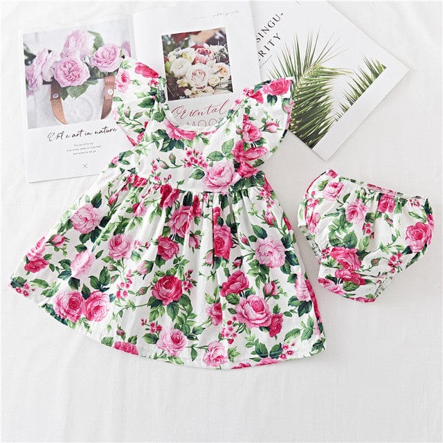 Robe à fleur pour bébé - Mini merveilleCJYE133670407GT