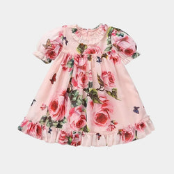 Robe à fleurs de rose pour bébé - Mini merveilleCJNT101597801AZ
