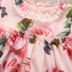 Robe à fleurs de rose pour bébé - Mini merveilleCJNT101597801AZ