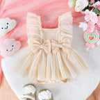 Robe Bébé Fille Tulle & Nœud - Mini merveilleCJYE206896609IR