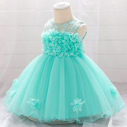 Robe de cérémonie à fleurs pour bébé - Mini merveilleCJYD196140201AZ