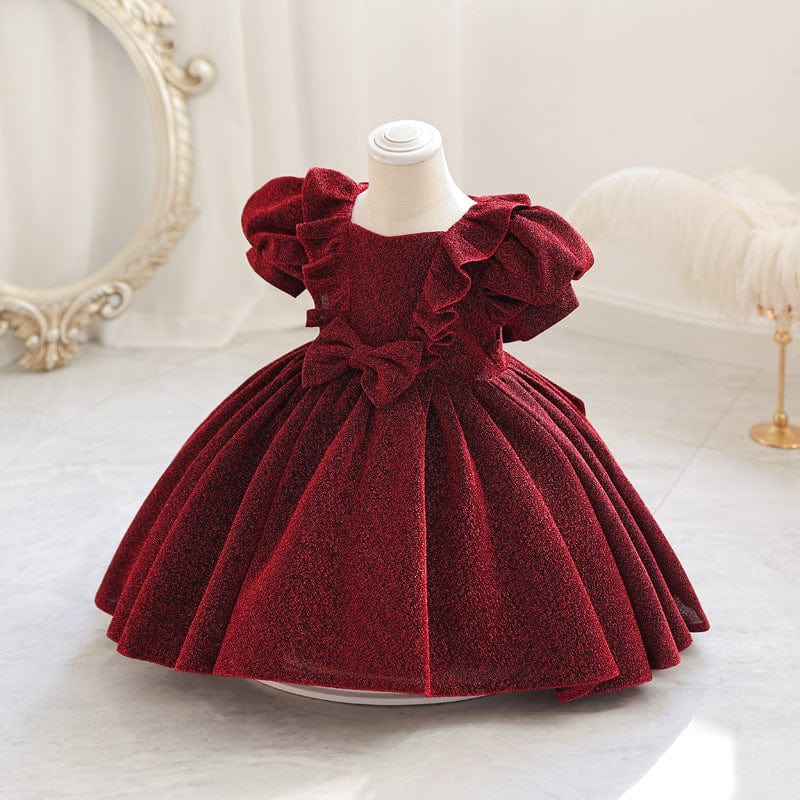 Robe de cérémonie satinée pour bébé - Mini merveilleCJYD198533907GT
