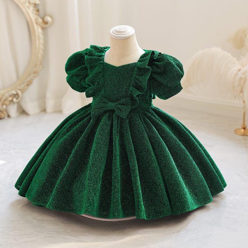 Satin ceremonial dress for babies 9 to 24 months - Mini Merveille Mini merveille Satin ceremonial dress for babies 9 to 24 months - Mini Merveille Mini merveille