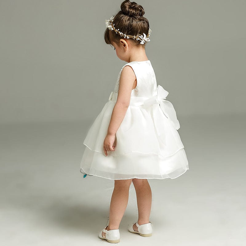 Robe de mariée à vin d'anniversaire d'un mois pour fille Mini merveille