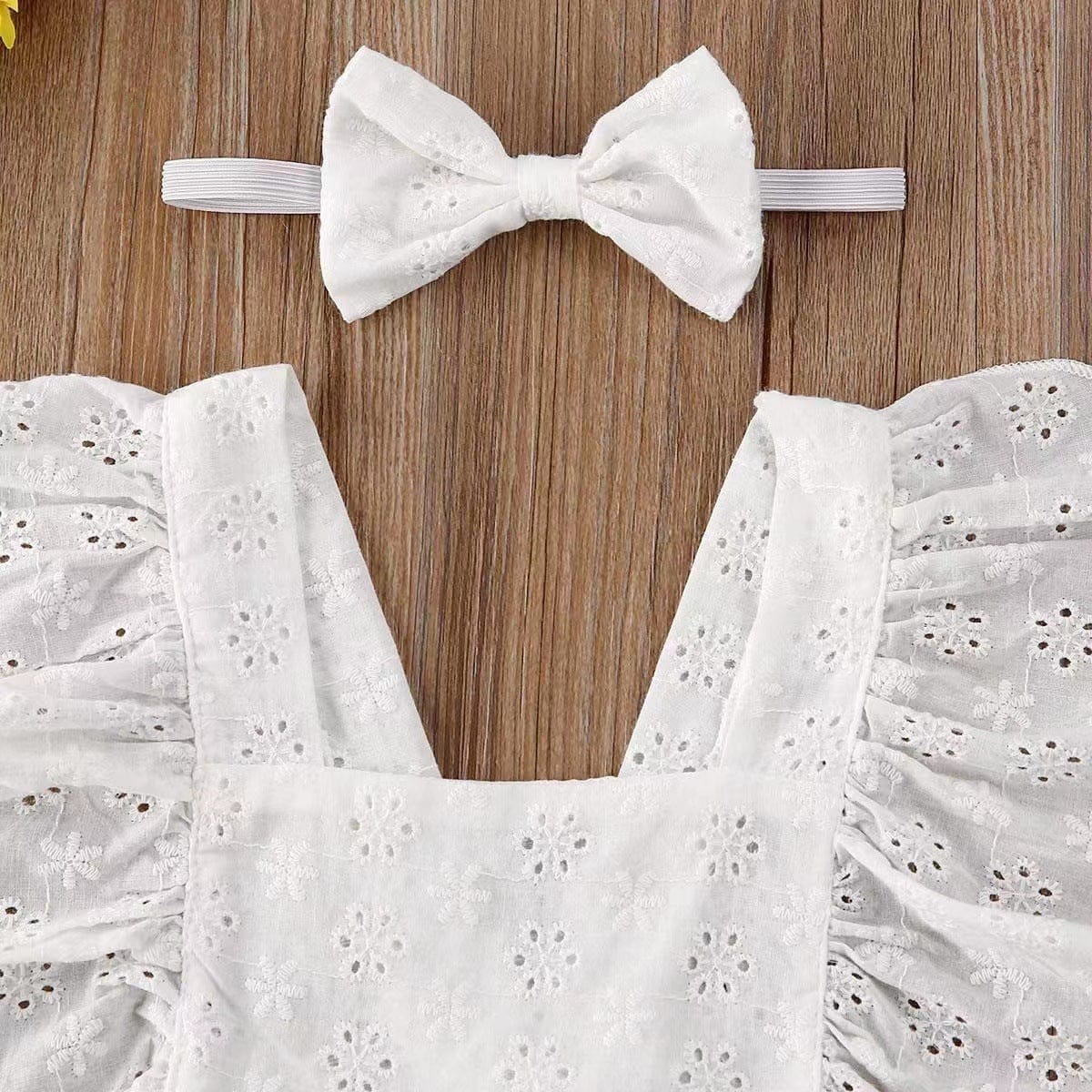 Robe et bandeau pour bébé Mini merveille