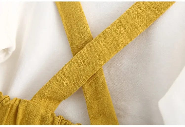 Robe lapin manches longues pour bébé - Mini merveilleCJWJYEYE00050-yellow-70cm