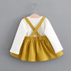 Robe lapin manches longues pour bébé - Mini merveilleCJWJYEYE00050-yellow-70cm