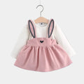 Robe lapin manches longues pour bébé - Mini merveilleCJWJYEYE00050-pink-70cm