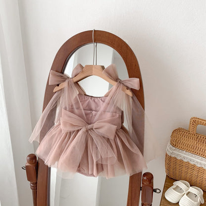 Robe pour bébé fille Rose / 0-3 mois Mini merveille