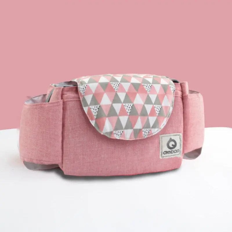 Sac à langer spécial poussette Rose à motif Mini Merveille